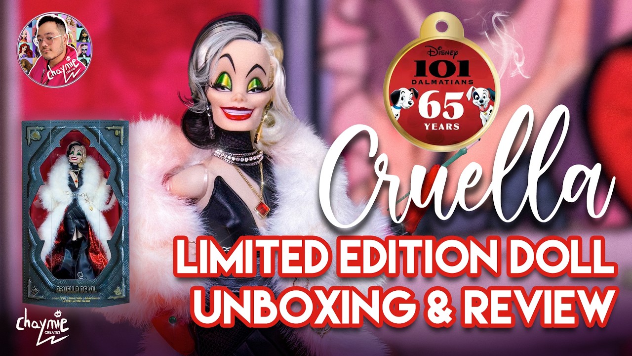 Лучшая кукла-злодейка от Disney? 🖤 Распаковка и обзор лимитированной коллекции куклы Круэллы де В...