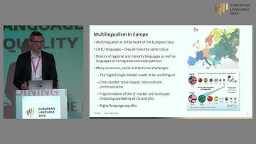 META-FORUM 2022: Why ELG? - Multilingualism in Europe