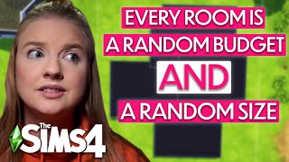 The challenge you've all been waiting for... 😳 Every Room is a Random Budget AND Size | Sims 4 Build