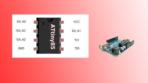 Programando Attiny85 com Arduino Primeiros passos