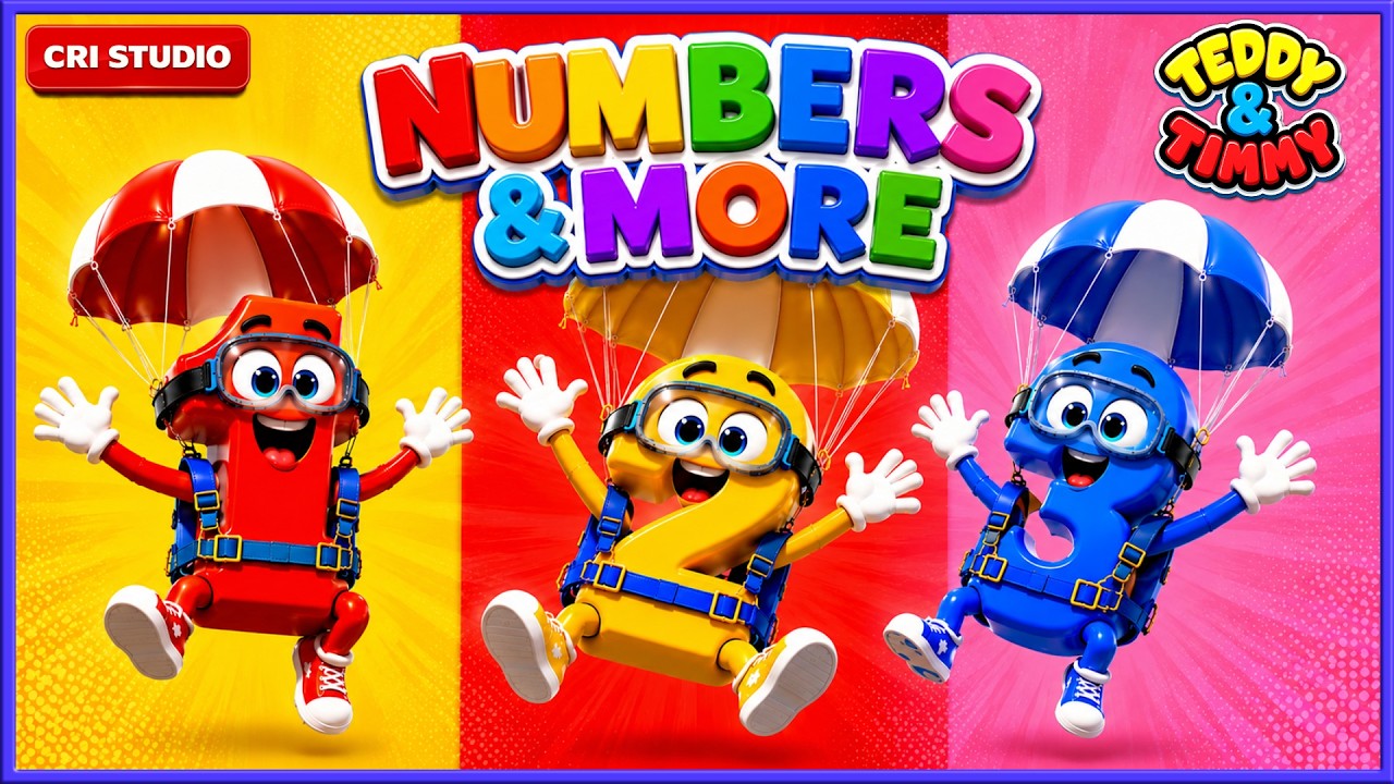 Learn Counting from 1 To 10 | 123 Numbers for Kids | 1234 Number Names | 12345 Numbers Song