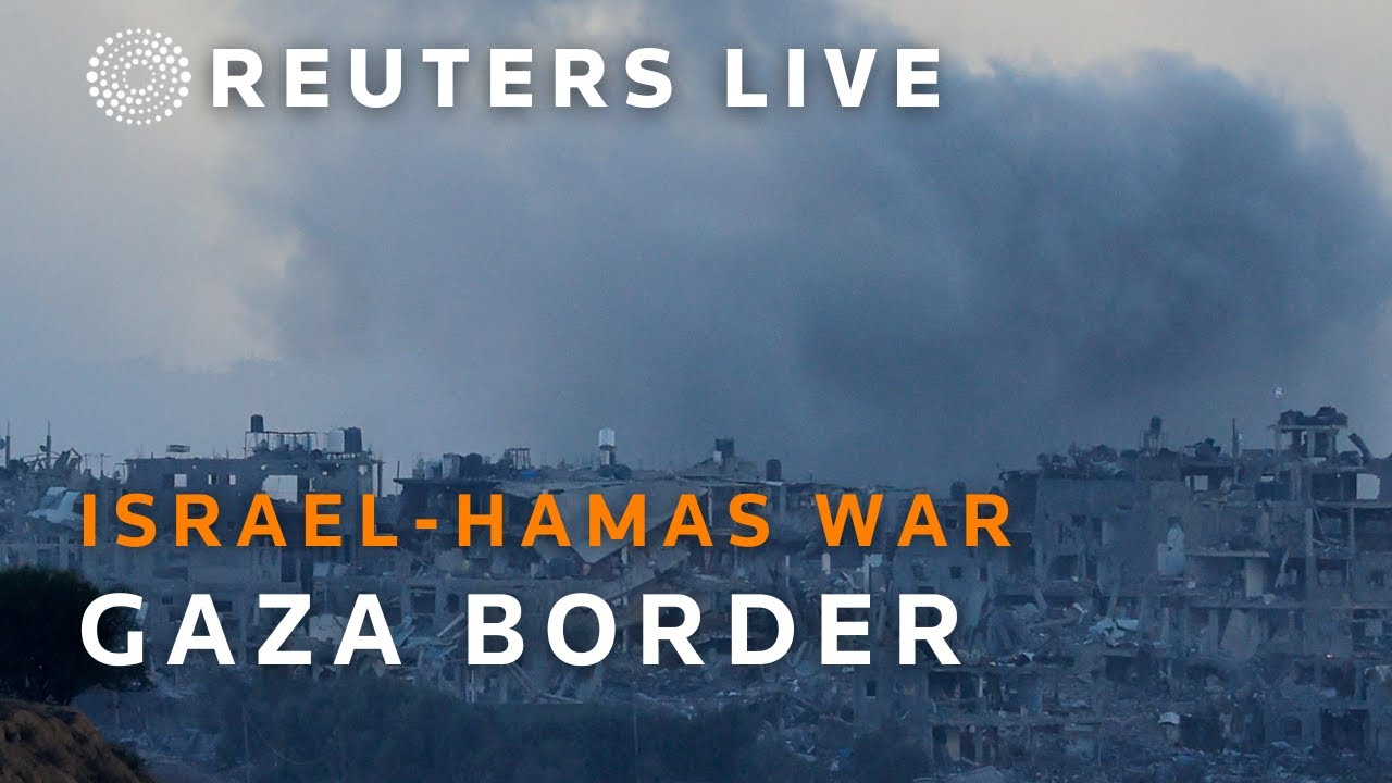 LIVE: Israel border with Gaza - YouTube
