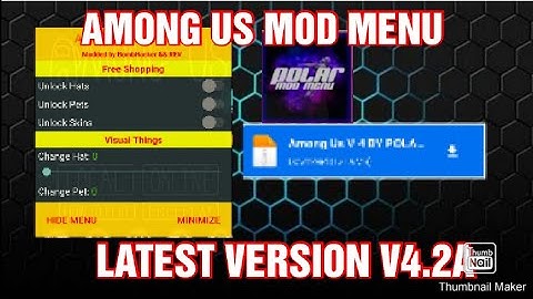 AMONG US MOD MENU LATEST VERSION V4.2A 2021 NEW UPDATE ||MarkGaming