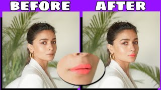 SNAPSEED Red LIPS Photo Editing | Snapseed Photo Editing | Pink Lips Photo Editing Kaise Kare 🔥 screenshot 5