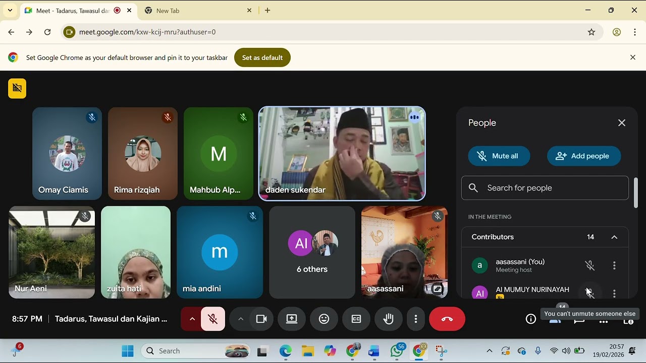 Pembukaan Program Ramadhan (Lensa, RPAS dan Lakpesdam)