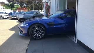 Aston Martin Vantage in Zaffre Blue at HWM