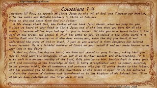 Colossians 1-4