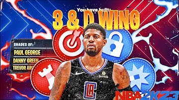 BEST 3&D WING BUILD ON NBA 2K23! MOST VERSATILE BUILD ON NBA 2K23 CURRENT GEN