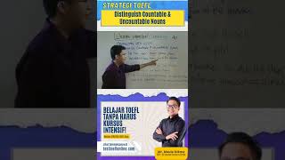 Membedakan Countable & Uncountable Nouns Soal TOEFL