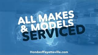Your go-to Honda dealer in Fayetteville. Visit us today!