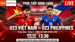 🔴 TRỰC TIẾP | U23 Việt Nam vs U23 Philippines | VN vs Philippines | ASIAD 2026 (Video Simulation)