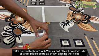 L Shape Wooden Bookshelf Assembly Video | DIY Step by Step Guide | Enigmatic Woodworks