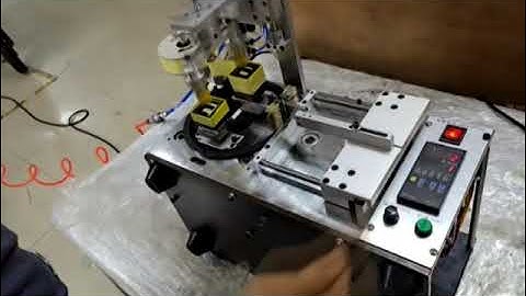 Automatic taping machine WM-1566PR. For EE core transformers.