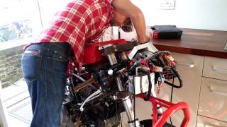 Ducati TT1 replica first start up