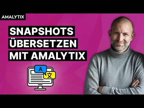 Amazon-Listing Snapshots mit AMALYTIX übersetzen