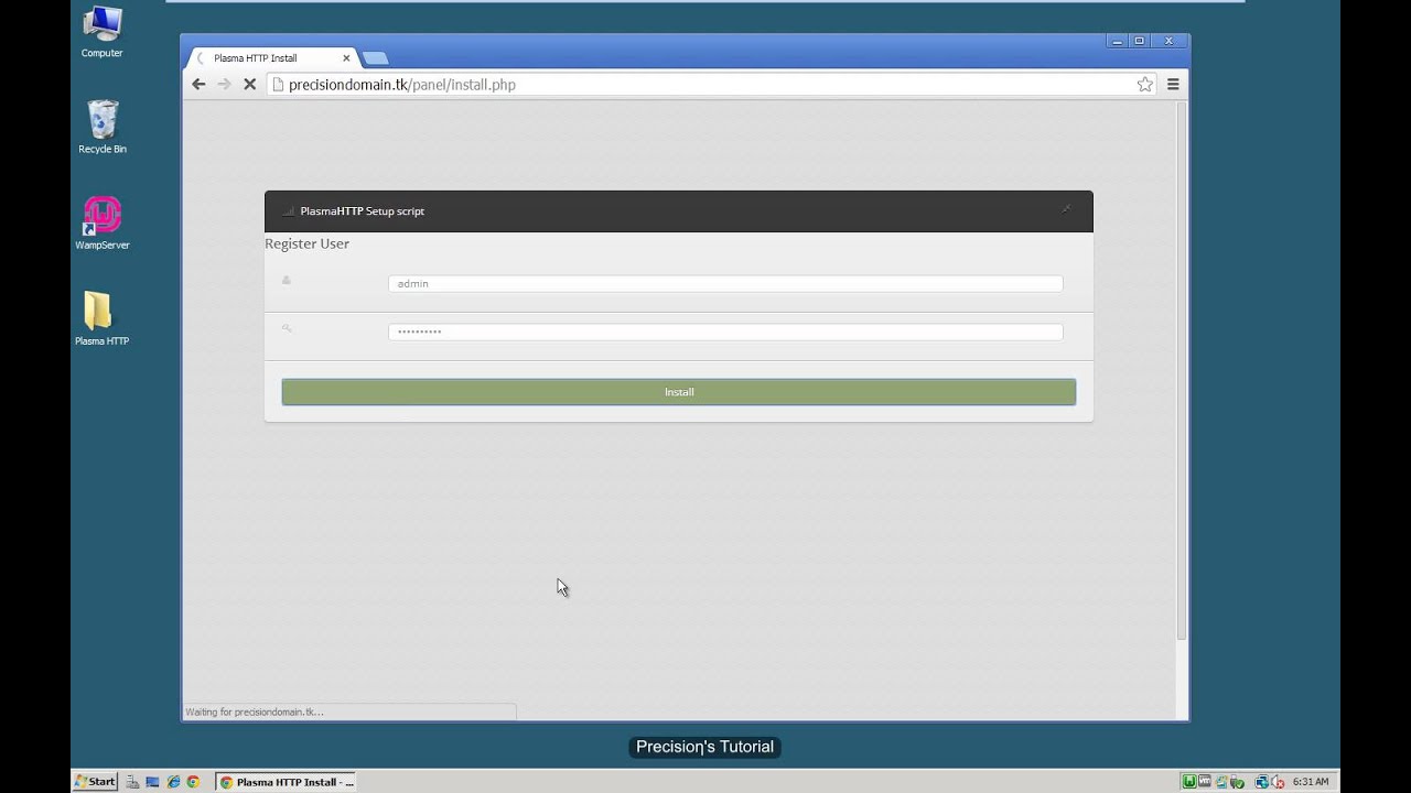 Installing PlasmaHTTP on Windows VPS