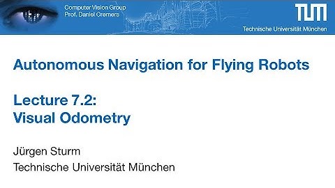 Autonomous Navigation for Flying Robots - Part 7.2 (Dr. Jürgen Sturm)