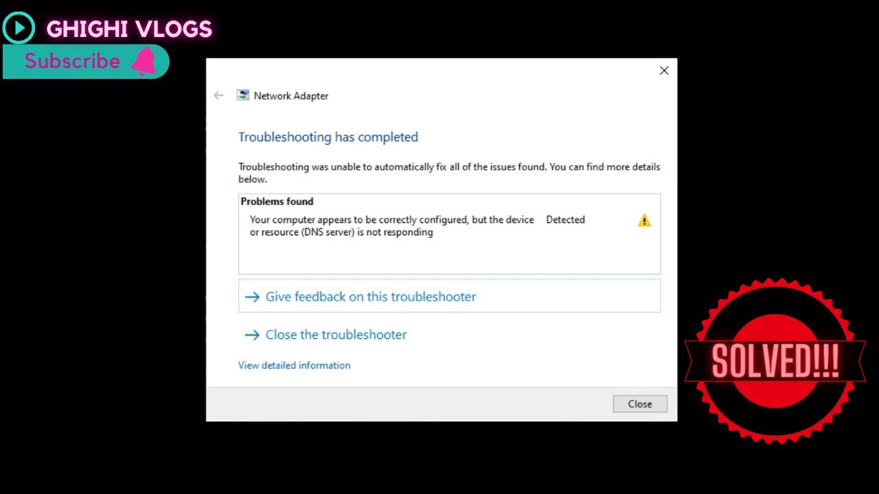 How to Fix DNS Server Not Responding on Windows - YouTube