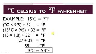 TEMPERATURE CONVERSION CALCULATION |℃ TO ℉ | ℉ TO ℃ | ENGLISH