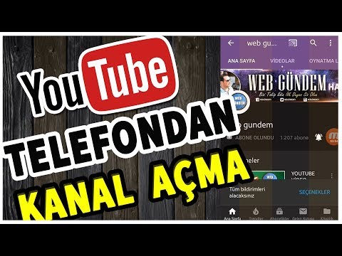 TELEFONDAN YOUTUBE KANAL NASIL AÇILIR