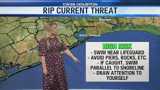 NWS warns of high rip current risk in Galveston