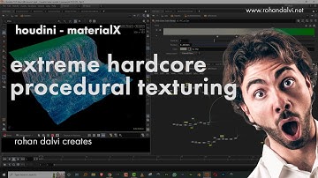 Extreme Hardcore Procedural Texturing in Houdini using MaterialX