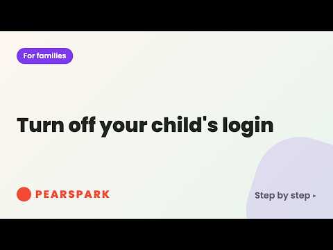Video thumbnail: Turn off your child's login