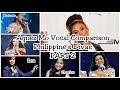 AGNEZ MO VOCAL COMPARISON Philippines Divas PART 2 Regine Charice Sarah Lea Mori AGNEZ MO VOCAL COMPARISON Philippines Divas PART 2 Regine Charice Sarah Lea Mori