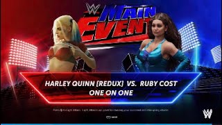 WWE Main Event| Harley Quinn vs Ruby cost WWE2K24