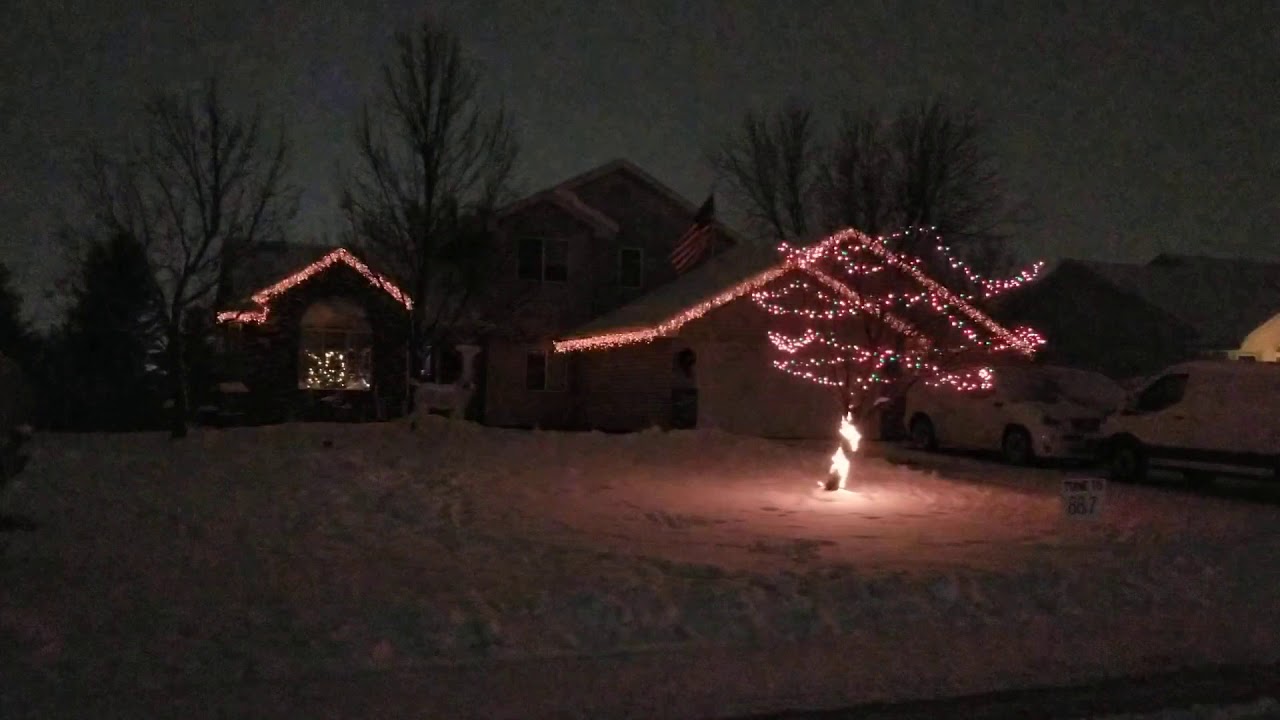 Christmas light show YouTube