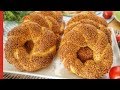 Crispy Simit Recipe 😋 Turkish Sesame Ring Bread