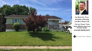 6705 Fordcrest Road, Baltimore, Md Presented By The Lee Tessier Team.