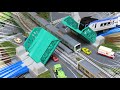 【ネタ･跳ね橋】Nゲージ×プラレール はね橋モジュール 走行シーン集