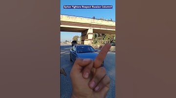 What Syrian Fighters Did When the Russian Column Passed!