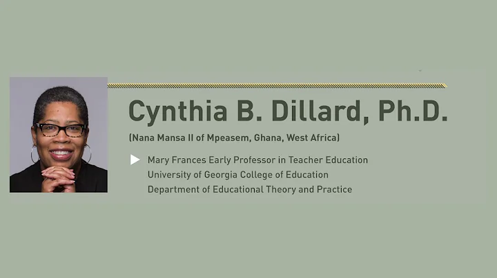 Visiting Faculty Schoiars of Color  -  Cynthia B. ...