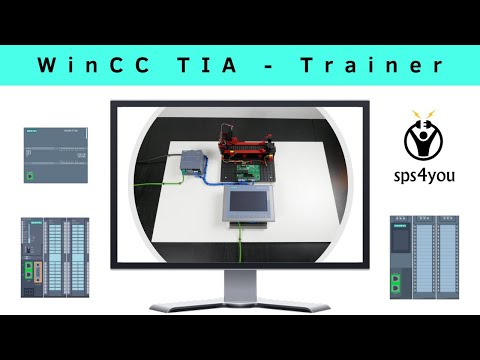 Visualisierung mit WinCC TIA Portal - Trainingssystem - SPS programmieren lernen - Kurs (Kapitel 4)