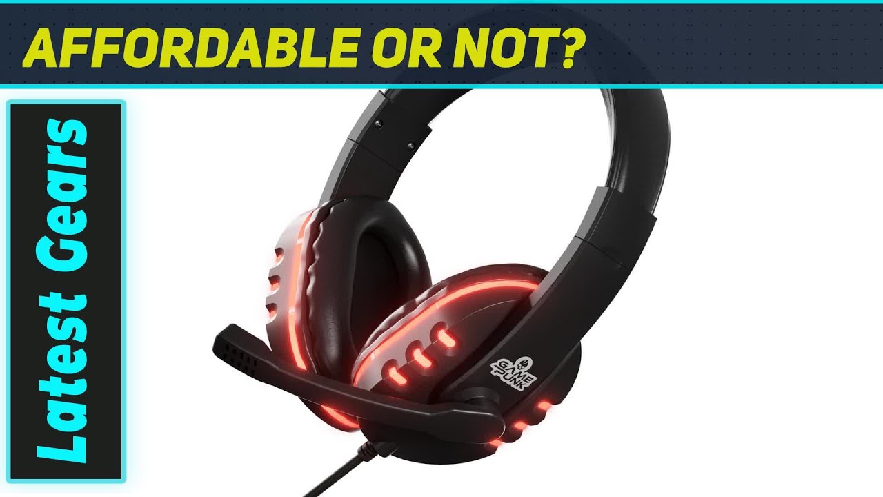 GamePunk NightOwl LED: лучшая проводная игровая гарнитура для ПК, PS5, Xbox!