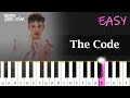 Nemo  the code  easy piano tutorial