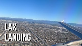 [4K] LAX Landing - American Airlines Los Angeles Arrival
