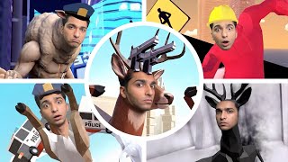 مواجهه الزعيم الاسطوري وتختيم لعبه الغزاله رايقه بالكامل😱 | ‏deeeer simulator 