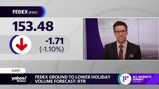 FedEx forecasts a decline in holiday shopping volumes for 2022
