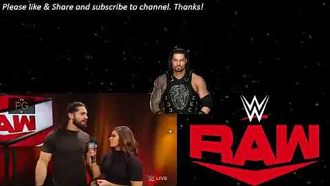 Seth rollins challenges kevin owens raw 11/25/19