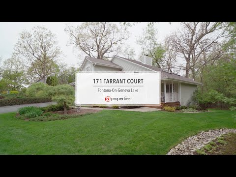 171 Tarrant Ct, Fontana, WI home video tour