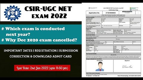 CSIR EXAM 2022 | Which exam conducted? | Online Registration | Application Submission | Ep.1