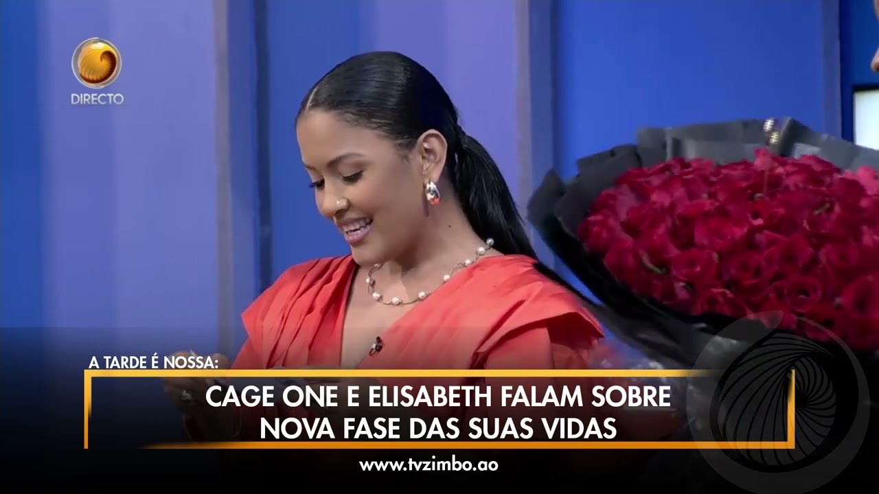 A TARDE É NOSSA: Cage One e Elisabeth Ventura falam  sobre nova fase das suas vidas