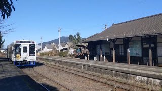 【松浦鉄道】MR-600形蔵宿駅発車シーン