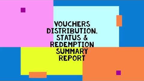 Loyalty Management System - Voucher Distribution & Status Report