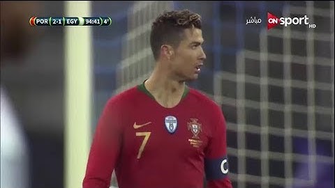 البرتغال 2-1 مصر | مدحت شلبي | مباراة ودية