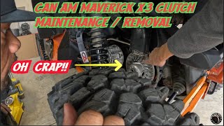 Can Am Maverick X3 Clutch Maintenance - (Part 1)