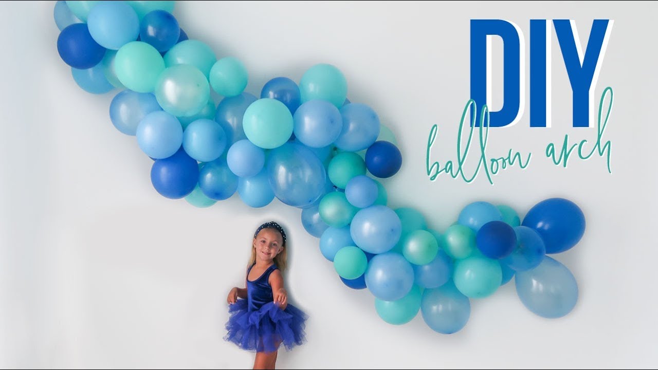 Balloon Arch Tutorial  Easy DIY Party Backdrop 